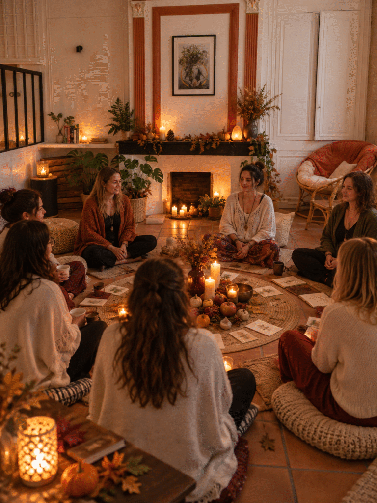 cercle de célébration de Mabon
