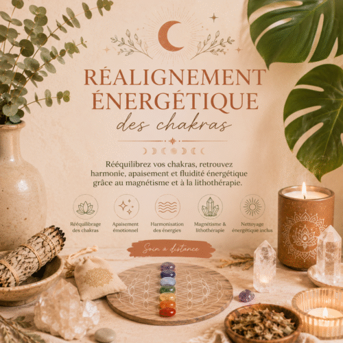 RÉALIGNEMENT ÉNERGÉTIQUE DES CHAKRAS