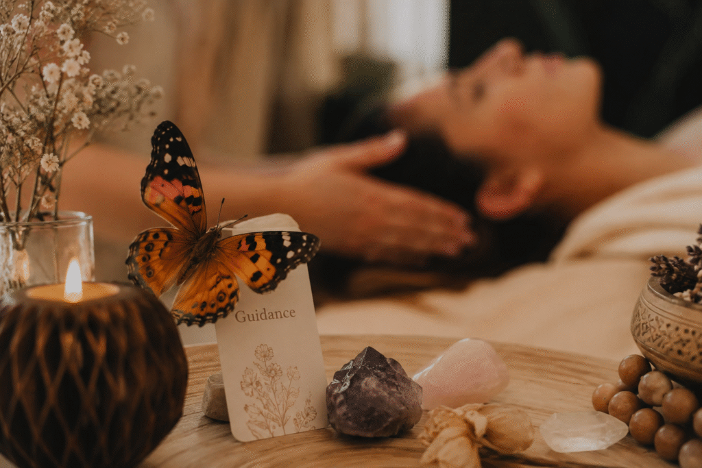 Ambiance douce et féminine pour l'événement Métamorph'ose
