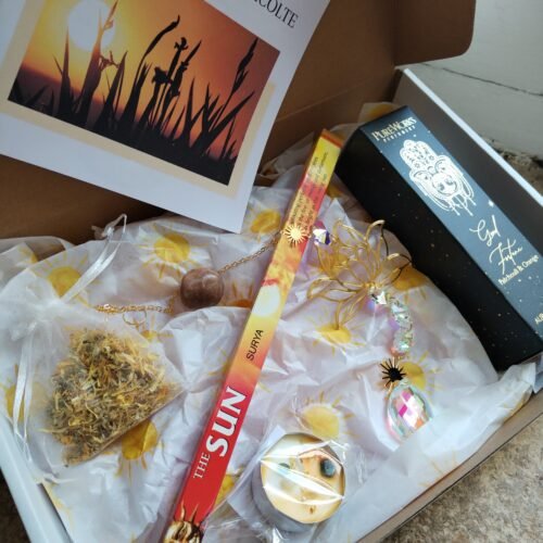 Mana Box Juillet Rayonnement et Récolte - coffret bien-être lithothérapie Mana Moon