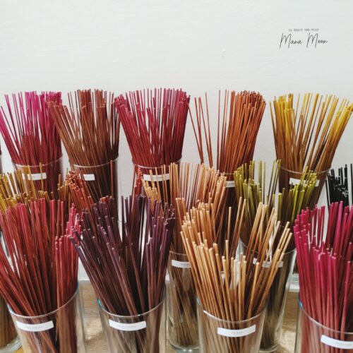 Bâtons d'encens en vrac 34 cm aux senteurs naturelles de Grasse – combustion 1h30