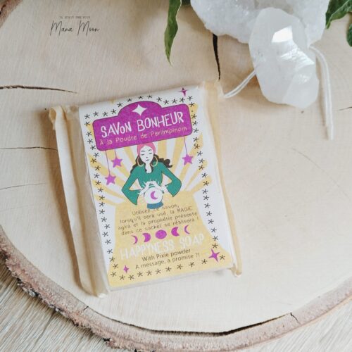 Savon Bonheur 54g – savon surprise avec message ou cadeau à découvrir à l’intérieur – parfum doux et format compact