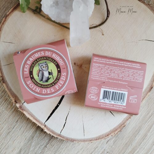 Baume du Hibou pour pieds secs et sensibles – Soin 100% naturel et bio en pot de 30 ml