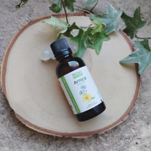 Flacon de macérât huileux d’arnica bio 50 ml