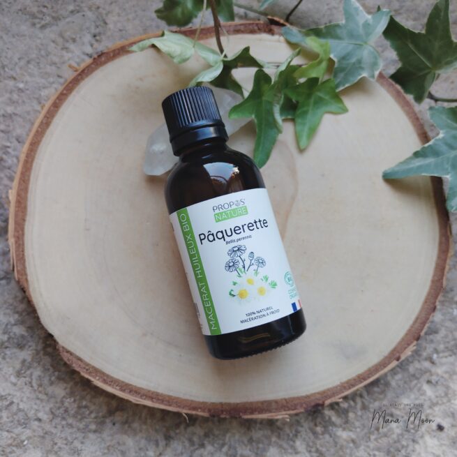 Macérât huileux de pâquerette BIO – flacon 50ml raffermissant naturel
