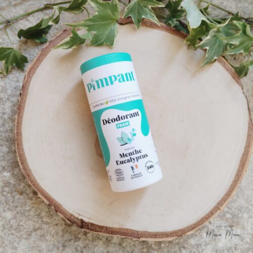 déodorant solide menthe eucalyptus PIMPANT stick naturel bio zéro déchet