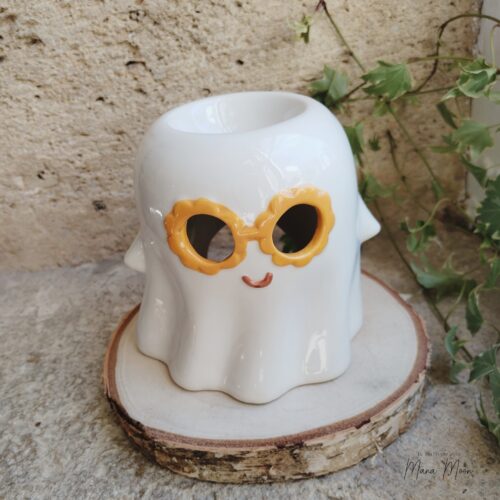 brûleur à parfum fantôme groovy halloween déco funky années 60