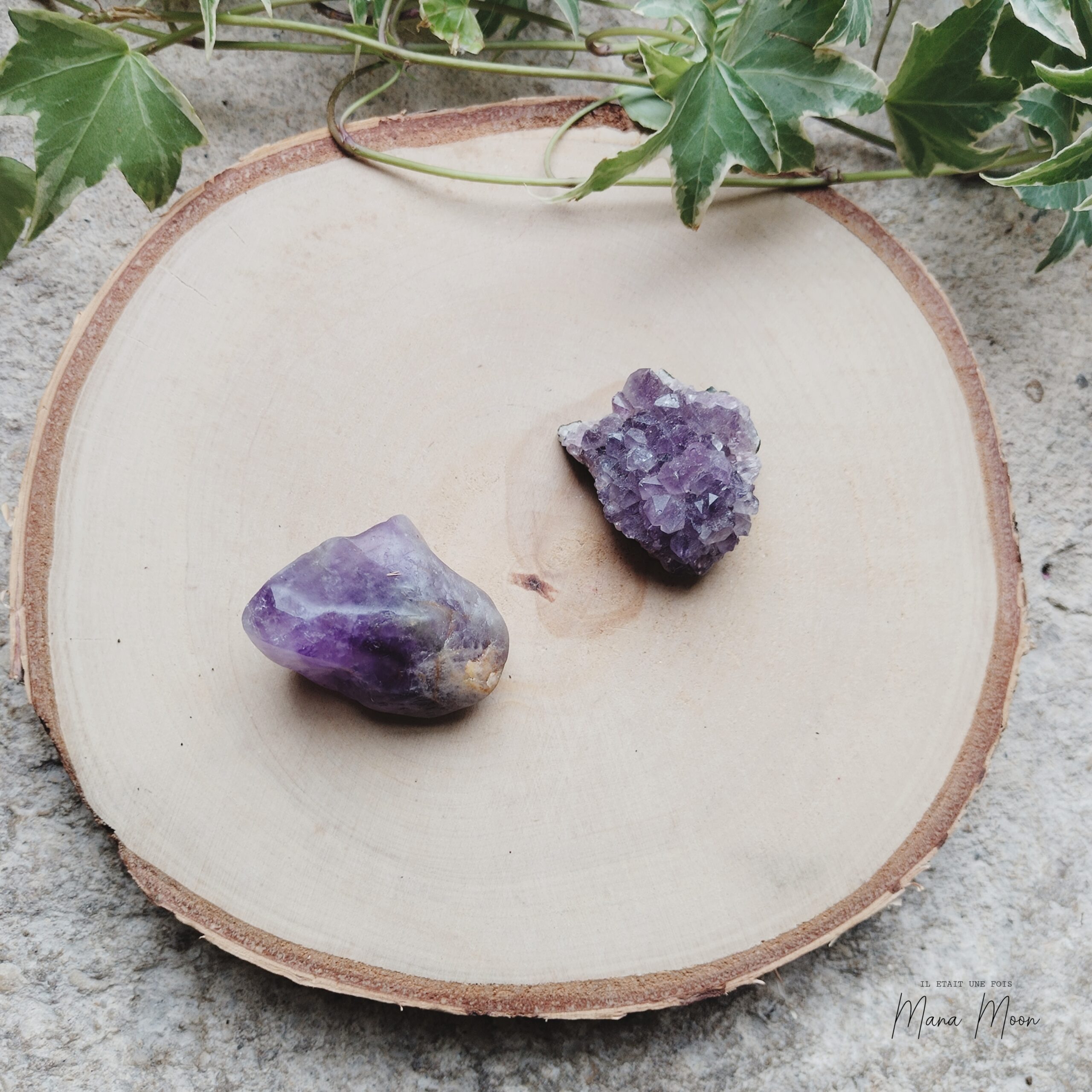 InCollage_20251021_120534232 galet et pierre brute d'améthyste