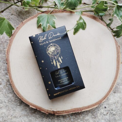 huile parfumée Boho Dreams – myrrhe et bois de santal – ambiance cocooning et spirituelle