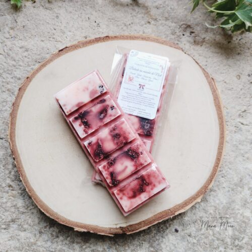 tablette de fondants parfum marché de noël avec grenat