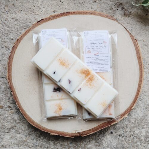 tablette de fondants parfumés pain d’épice avec morceaux de cannelle