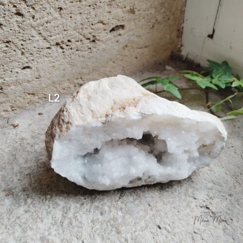 Géode de quartz de taille différente