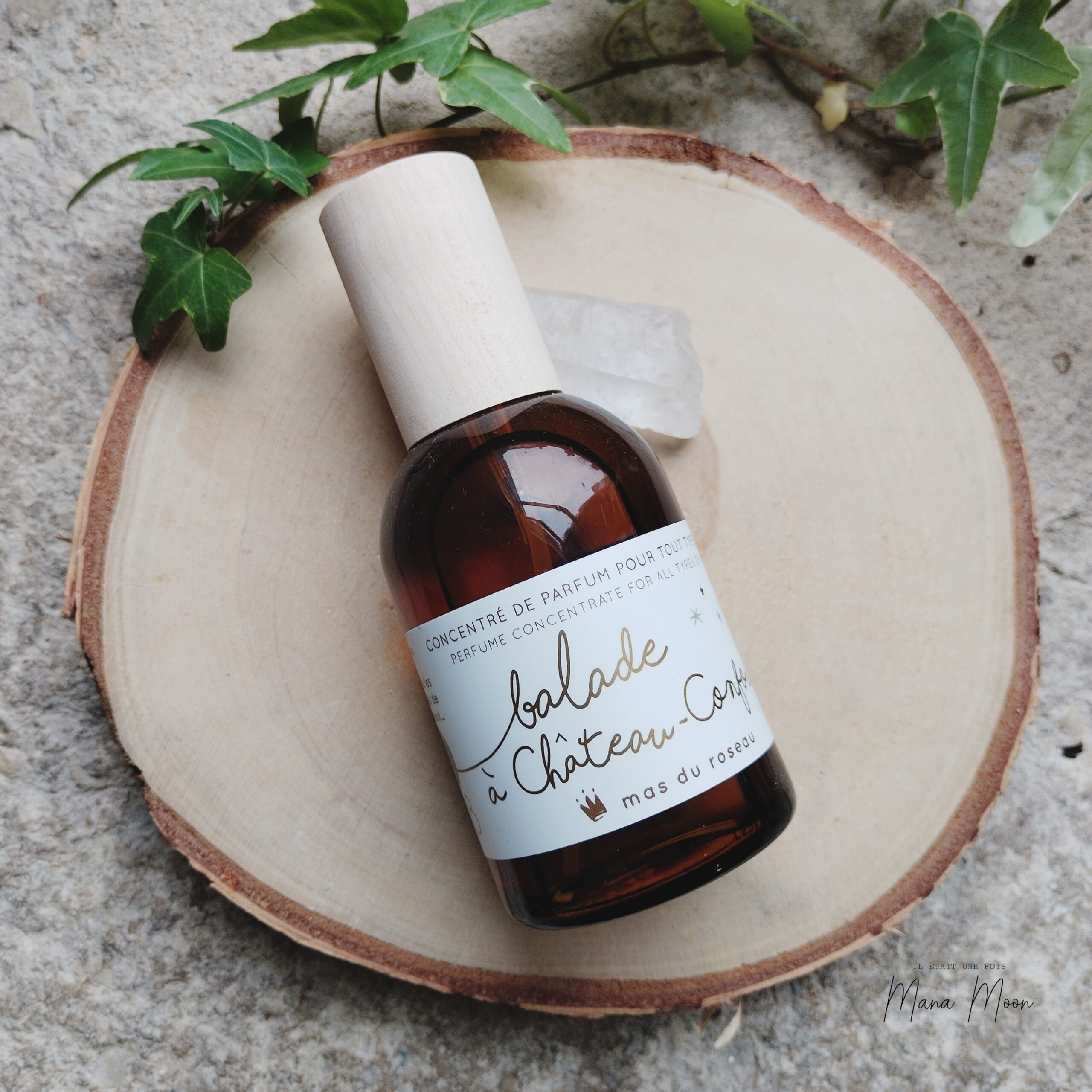 Flacon parfum d’ambiance Balade au Château-Confoux 100ml notes florales et patchouli