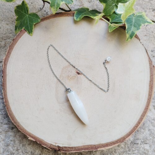 Pendule en Aragonite naturelle – Ancrage & sérénité
