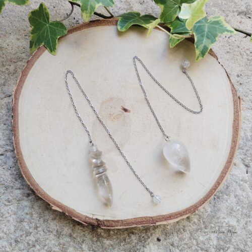 pendule en cristal de roche