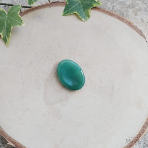 Galet anti stress d'Aventurine verte -aventurine pierre naturelle chance et sérénité