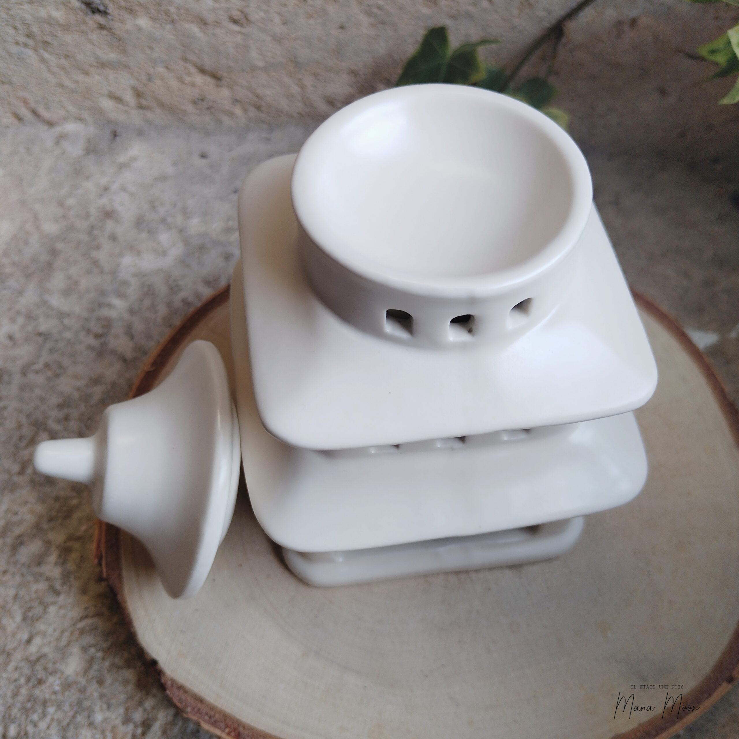BRÛLEUR À PARFUM PAGODE BLANCHE – Image 2