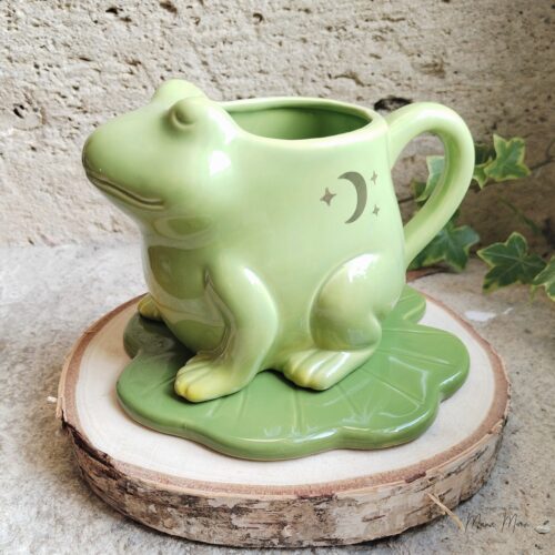 Tasse grenouille en céramique originale mug fantaisie animal déco