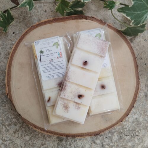 fondants parfumés coconut amande pêche vanille