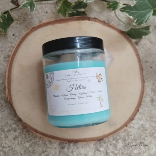 bougie parfumée clémentine monoï orange vanille