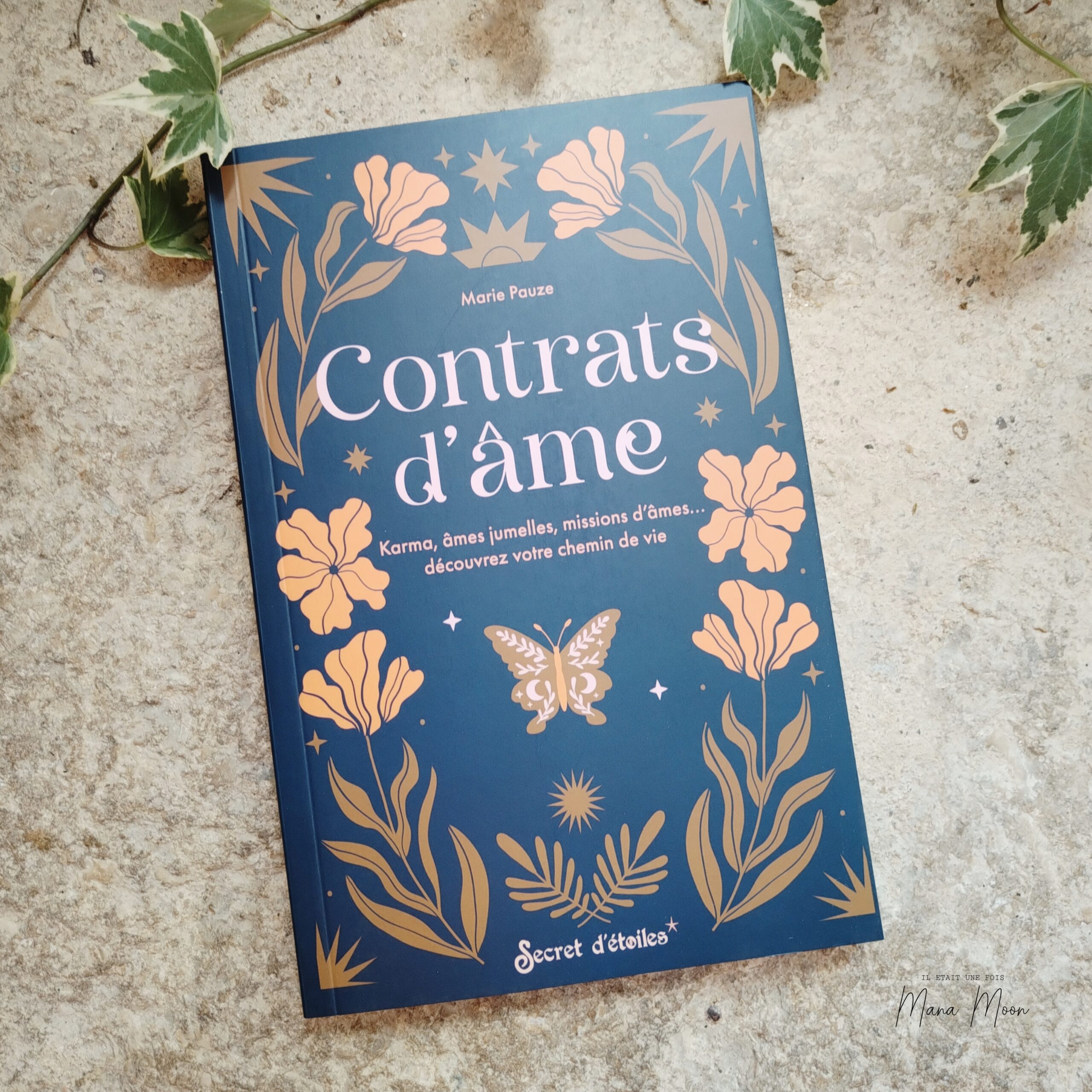 Livre Contrats d'Âme de Marie Pauze consacré aux liens karmiques, aux relations d'âme et à la compréhension des dynamiques spirituelles entre deux personnes.
