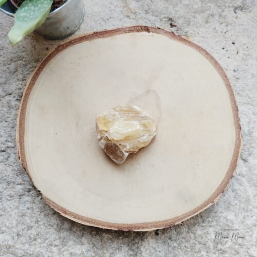 Calcite Miel dorée, symbole de vitalité, confiance en soi et énergie positive