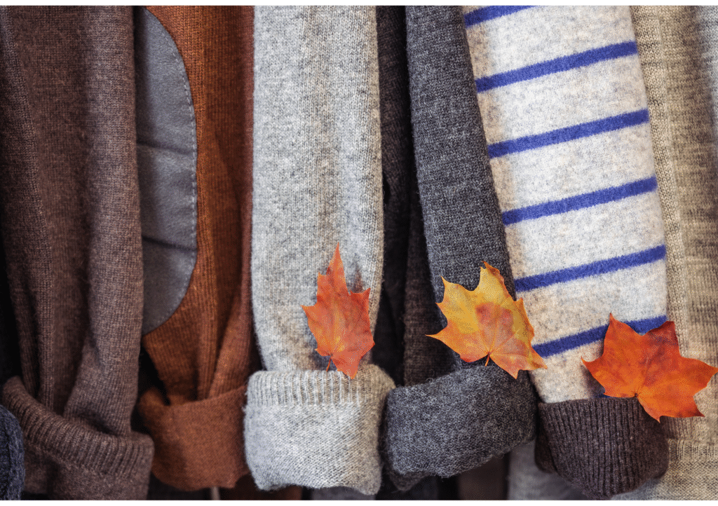 Vêtements suspendus pour un vide-dressing seconde main