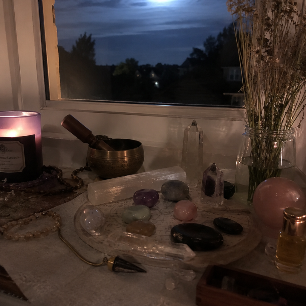 purifier ses objets à la pleine lune